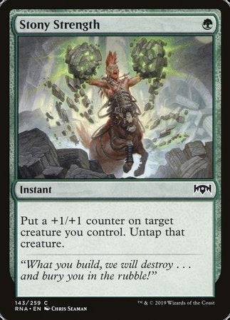 Stony Strength [Ravnica Allegiance] - Destination Retro