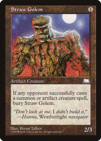 Straw Golem [Weatherlight] - Destination Retro