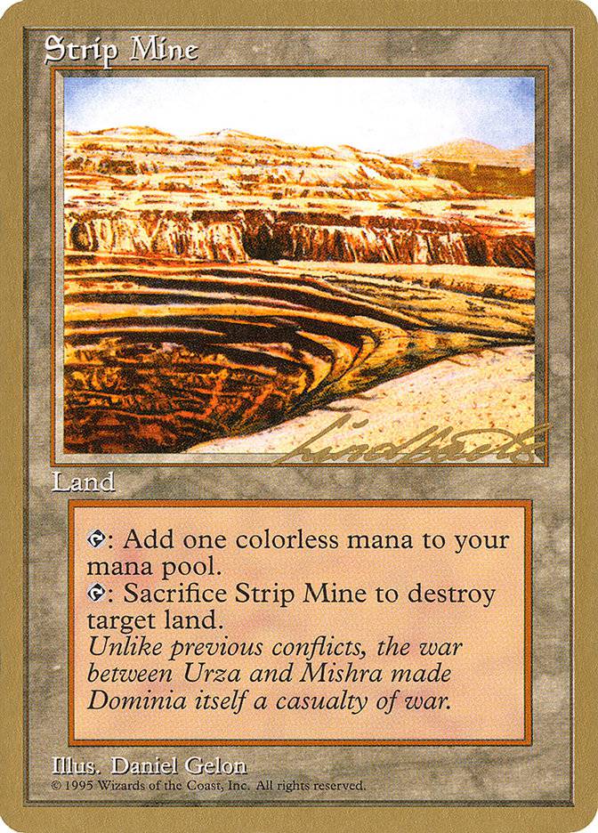 Strip Mine (Leon Lindback) [Pro Tour Collector Set] - Destination Retro