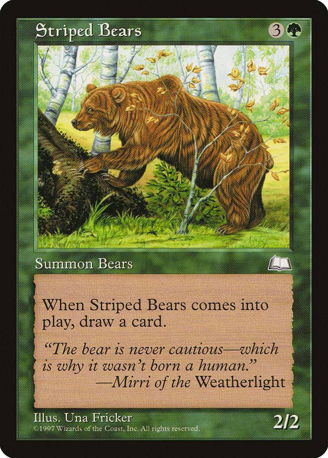 Striped Bears [Weatherlight] - Destination Retro