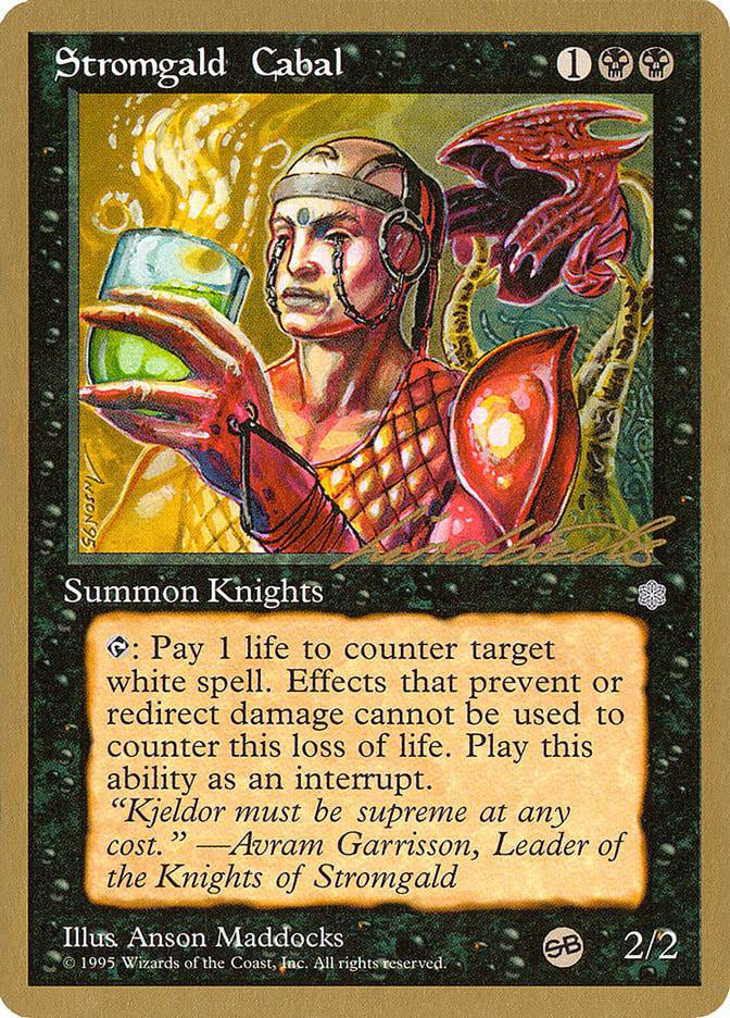 Stromgald Cabal (Leon Lindback) (SB) [Pro Tour Collector Set] - Destination Retro