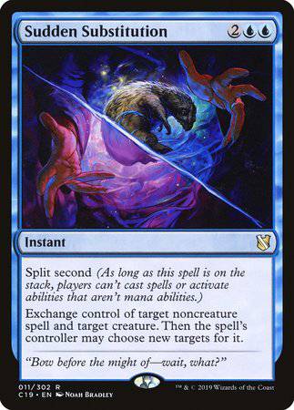 Sudden Substitution [Commander 2019] - Destination Retro