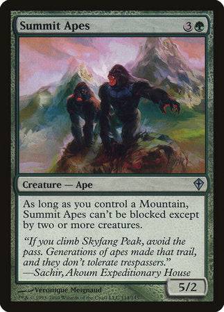 Summit Apes [Worldwake] - Destination Retro