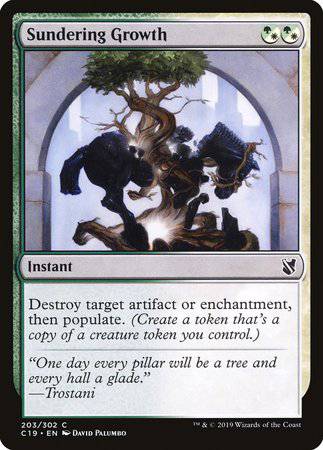 Sundering Growth [Commander 2019] - Destination Retro