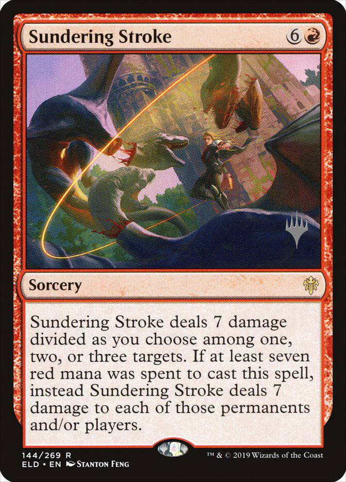 Sundering Stroke (Promo Pack) [Throne of Eldraine Promos] - Destination Retro