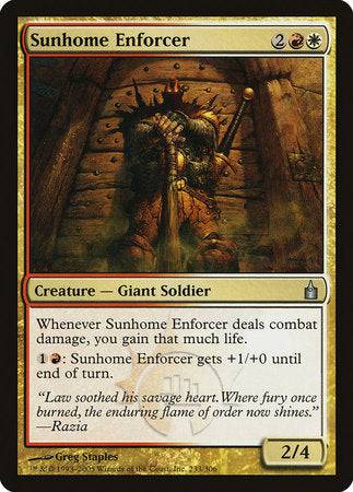 Sunhome Enforcer [Ravnica: City of Guilds] - Destination Retro