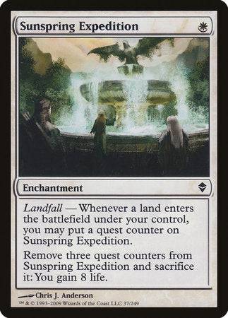 Sunspring Expedition [Zendikar] - Destination Retro