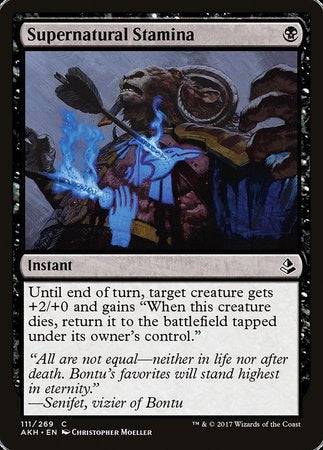 Supernatural Stamina [Amonkhet] - Destination Retro