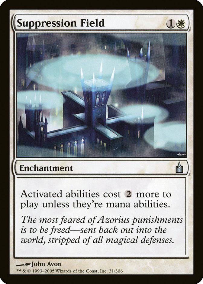 Suppression Field [Ravnica: City of Guilds] - Destination Retro