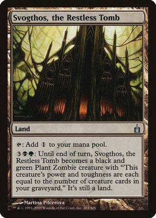 Svogthos, the Restless Tomb [Ravnica: City of Guilds] - Destination Retro