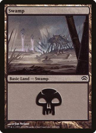 Swamp (145) [Planechase 2012] - Destination Retro