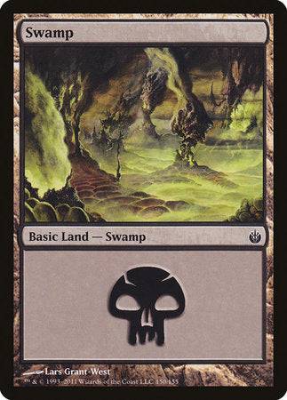 Swamp (150) [Mirrodin Besieged] - Destination Retro