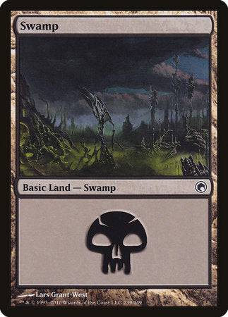 Swamp (239) [Scars of Mirrodin] - Destination Retro