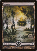 Swamp (240) - Full Art [Zendikar] - Destination Retro
