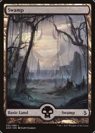 Swamp (252) - Full Art [Amonkhet] - Destination Retro