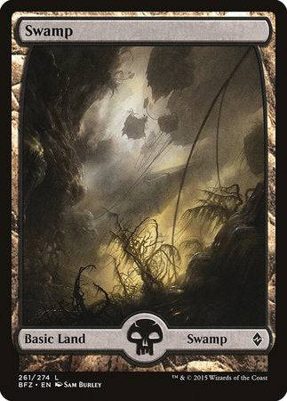 Swamp (261) - Full Art [Battle for Zendikar] - Destination Retro