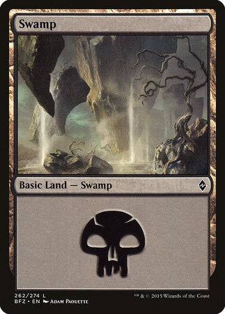 Swamp (262) [Battle for Zendikar] - Destination Retro
