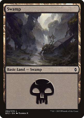 Swamp (264) [Battle for Zendikar] - Destination Retro