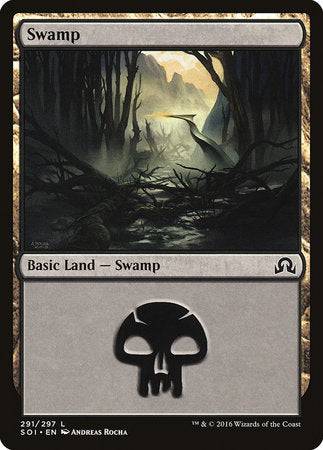 Swamp (291) [Shadows over Innistrad] - Destination Retro