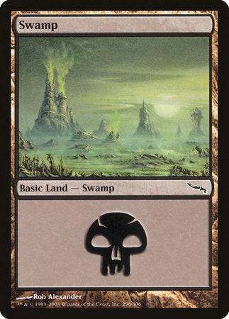 Swamp (296) [Mirrodin] - Destination Retro