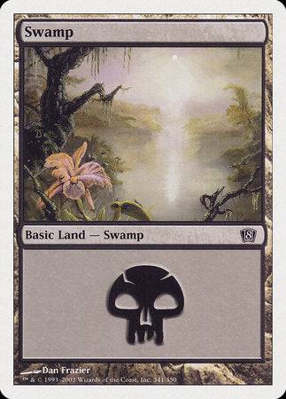 Swamp (341) [Eighth Edition] - Destination Retro