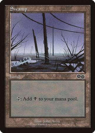 Swamp (342) [Urza's Saga] - Destination Retro