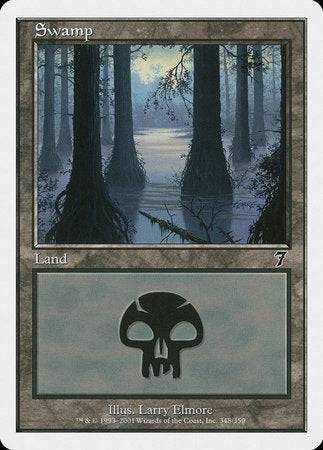 Swamp (348) [Seventh Edition] - Destination Retro