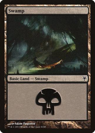 Swamp (36) [Duel Decks: Sorin vs. Tibalt] - Destination Retro