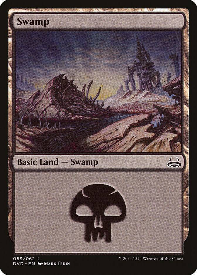 Swamp (59) (Divine vs. Demonic) [Duel Decks Anthology] - Destination Retro