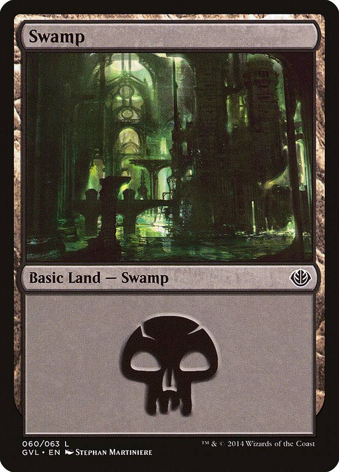 Swamp (60) (Garruk vs. Liliana) [Duel Decks Anthology] - Destination Retro