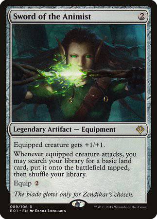 Sword of the Animist [Archenemy: Nicol Bolas] - Destination Retro