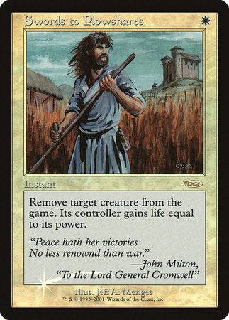 Swords to Plowshares [Friday Night Magic 2001] - Destination Retro
