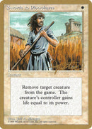 Swords to Plowshares (Mark Justice) [Pro Tour Collector Set] - Destination Retro