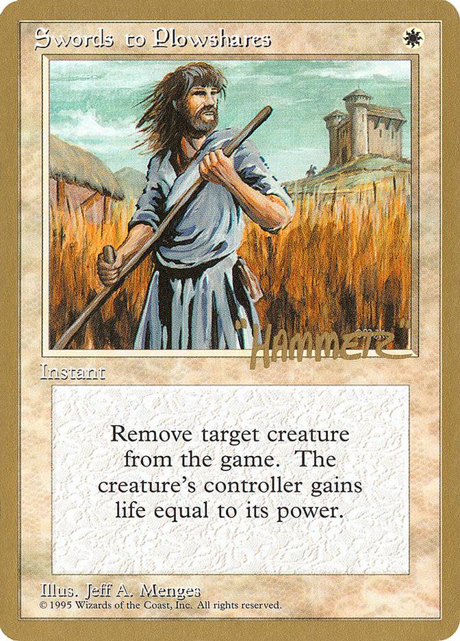 Swords to Plowshares (Shawn "Hammer" Regnier) [Pro Tour Collector Set] - Destination Retro