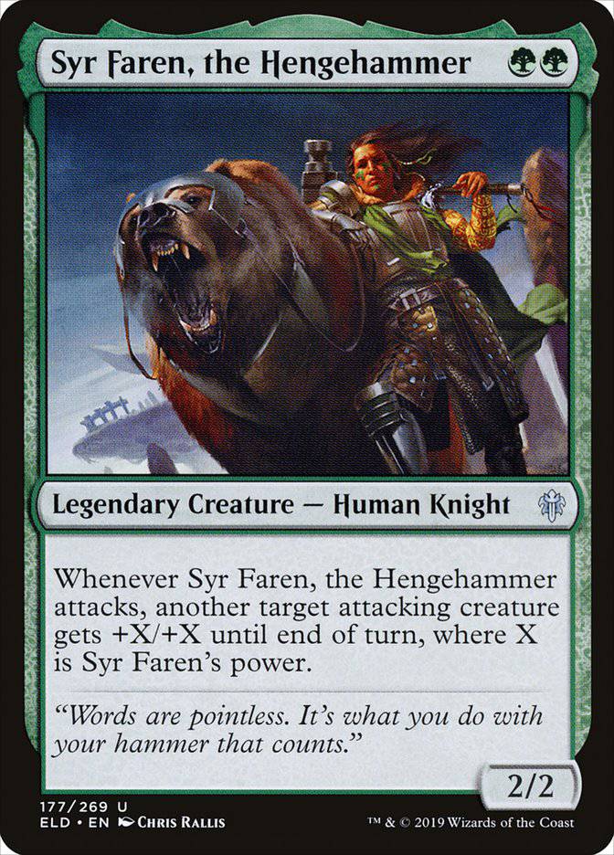 Syr Faren, the Hengehammer [Throne of Eldraine] - Destination Retro