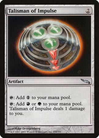 Talisman of Impulse [Mirrodin] - Destination Retro