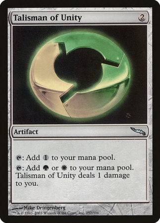 Talisman of Unity [Mirrodin] - Destination Retro