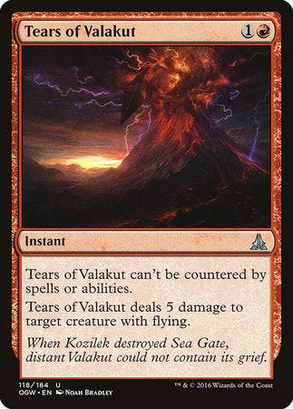 Tears of Valakut [Oath of the Gatewatch] - Destination Retro