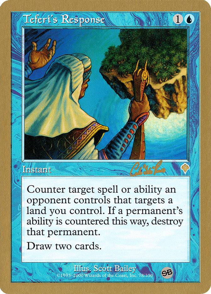 Teferi's Response (Carlos Romao) (SB) [World Championship Decks 2002] - Destination Retro