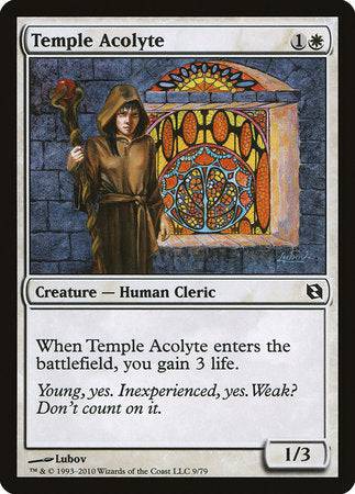 Temple Acolyte [Duel Decks: Elspeth vs. Tezzeret] - Destination Retro