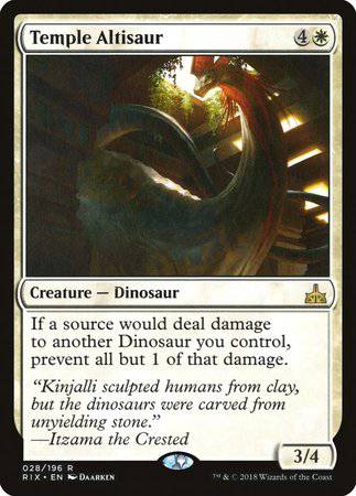Temple Altisaur [Rivals of Ixalan] - Destination Retro