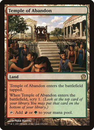 Temple of Abandon [Theros] - Destination Retro