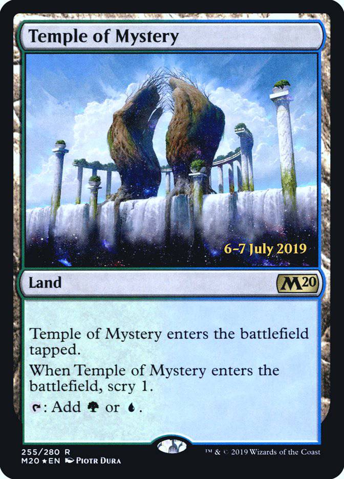Temple of Mystery  [Core Set 2020 Prerelease Promos] - Destination Retro