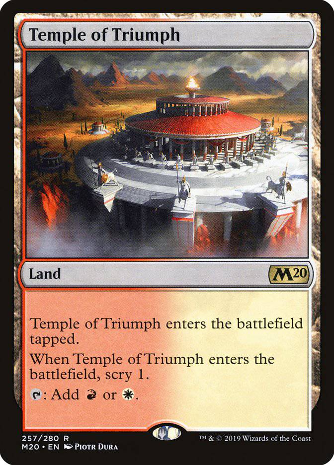 Temple of Triumph [Core Set 2020] - Destination Retro