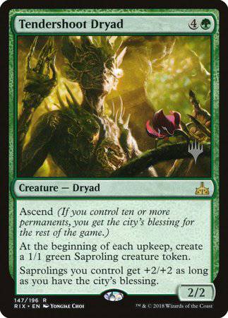 Tendershoot Dryad [Rivals of Ixalan Promos] - Destination Retro