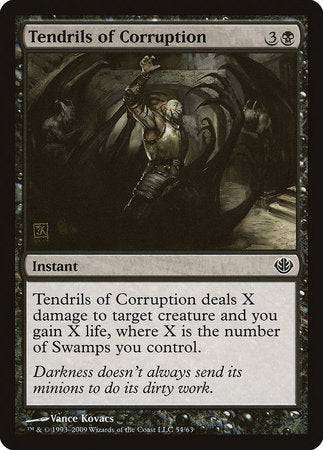 Tendrils of Corruption [Duel Decks: Garruk vs. Liliana] - Destination Retro