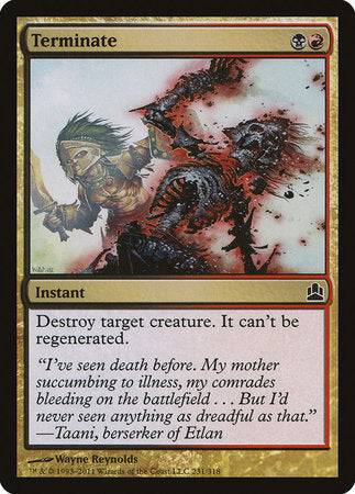 Terminate [Commander 2011] - Destination Retro