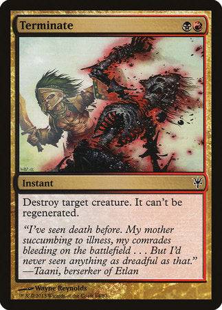 Terminate [Duel Decks: Sorin vs. Tibalt] - Destination Retro