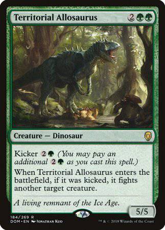 Territorial Allosaurus [Dominaria] - Destination Retro