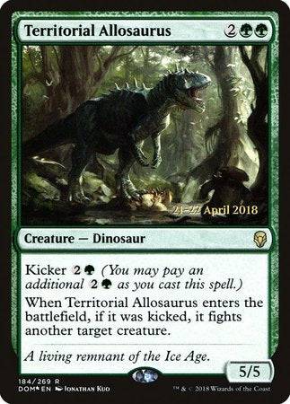 Territorial Allosaurus [Dominaria Promos] - Destination Retro